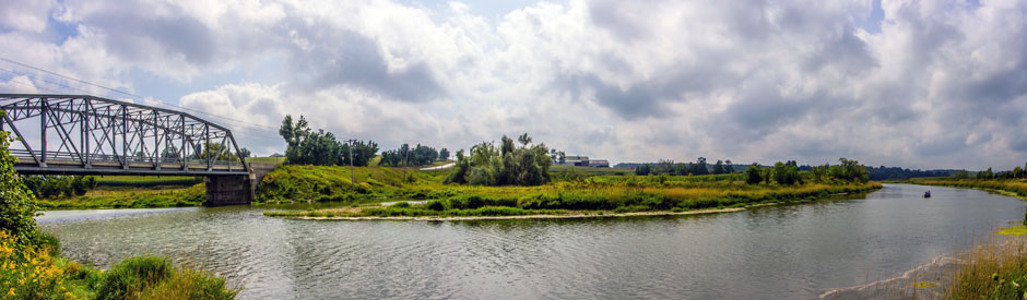 Conestogo River panorama